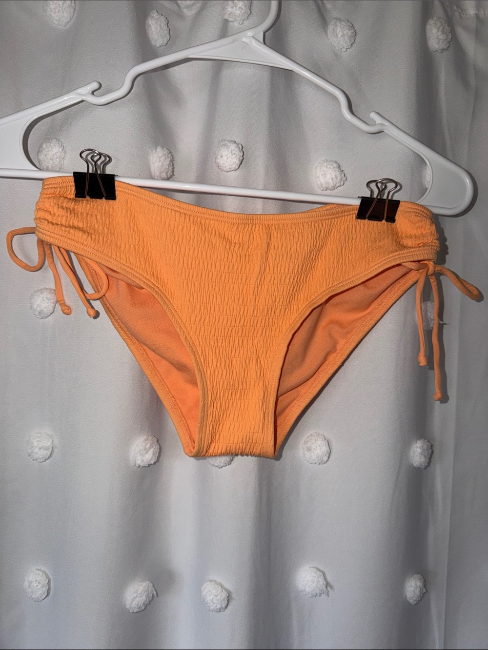 Roxy Peach Tie-Side Bikini Bottoms